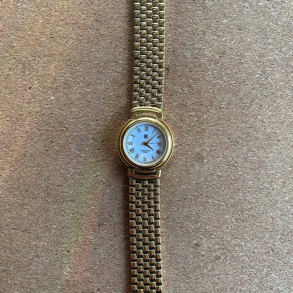 Givenchy gold watch